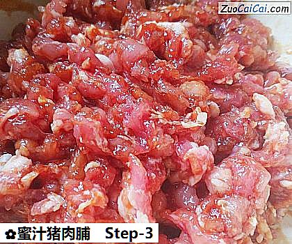 蜜汁猪肉脯做法第三步骤