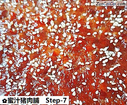 蜜汁猪肉脯做法第七步骤