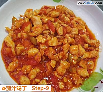 茄汁鸡丁成品图1