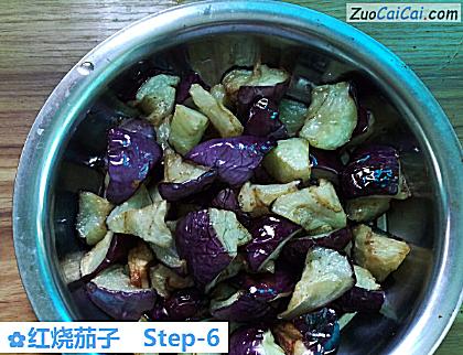 红烧茄子做法第六步骤
