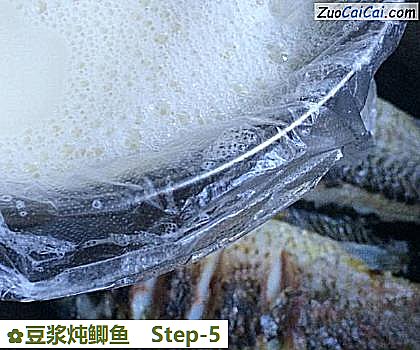 豆浆炖鲫鱼做法第五步骤