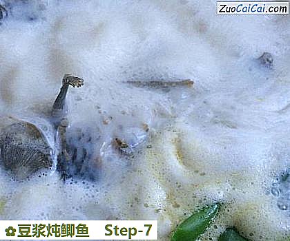 豆浆炖鲫鱼做法第七步骤