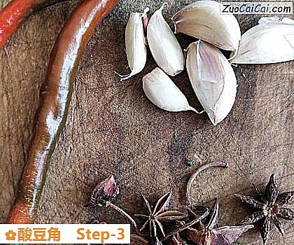 酸豆角做法第三步骤