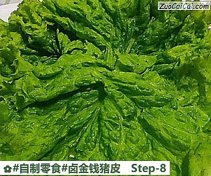 卤金钱猪皮做法第八步骤