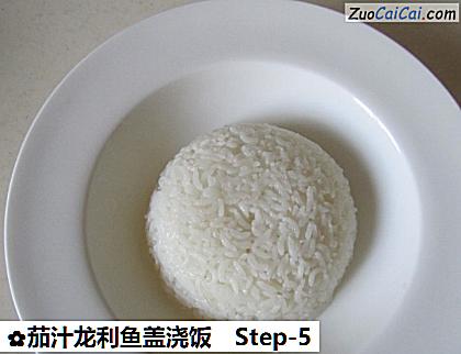 茄汁龙利鱼盖浇饭做法第五步骤