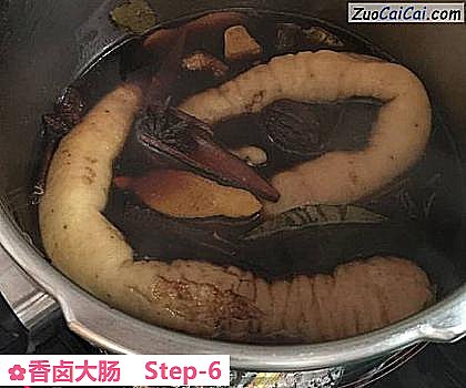 香卤大肠做法第六步骤