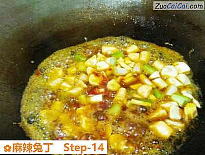 麻辣兔丁做法第十四步骤