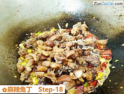 麻辣兔丁做法第十八步骤