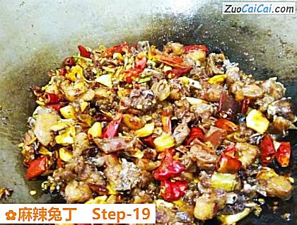 麻辣兔丁做法第十九步骤