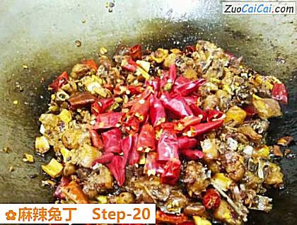 麻辣兔丁做法第二十步骤