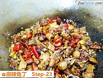 麻辣兔丁做法第二十三步骤