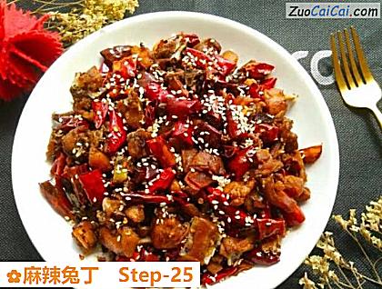 麻辣兔丁做法第二十五步骤