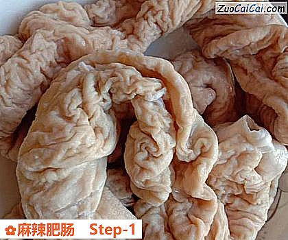 麻辣肥肠做法第一步骤