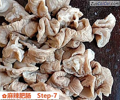 麻辣肥肠做法第七步骤