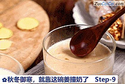 秋冬御寒，就靠这碗姜撞奶了做法第九步骤