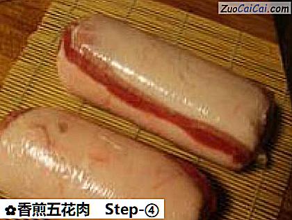 香煎五花肉做法第四步骤