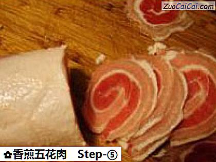 香煎五花肉做法第五步骤