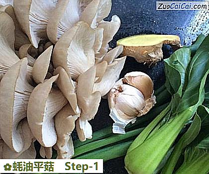 蚝油平菇做法第一步骤
