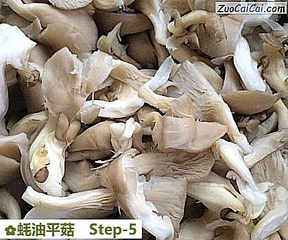 蚝油平菇做法第五步骤