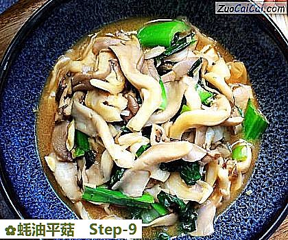 蚝油平菇做法第九步骤