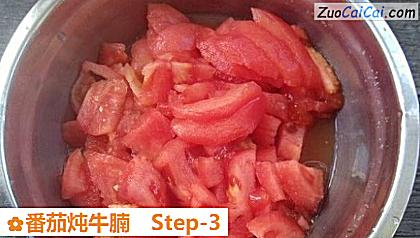番茄炖牛腩做法第三步骤