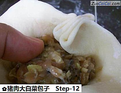 猪肉大白菜包子做法第十二步骤