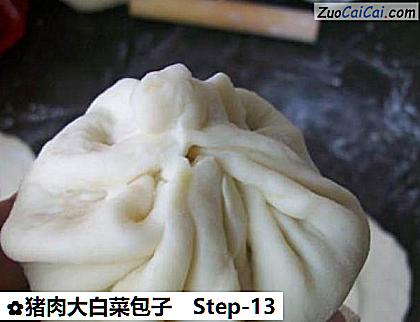 猪肉大白菜包子做法第十三步骤