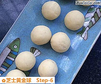 芝士黄金球做法第六步骤