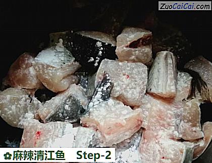 麻辣清江鱼做法第二步骤