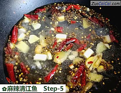 麻辣清江鱼做法第五步骤