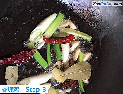 炖鸡做法第三步骤