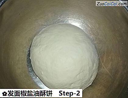 发面椒盐油酥饼做法第二步骤