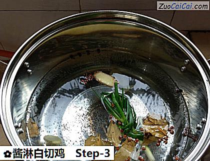 酱淋白切鸡做法第三步骤