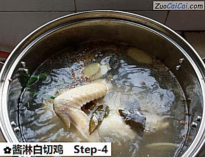 酱淋白切鸡做法第四步骤