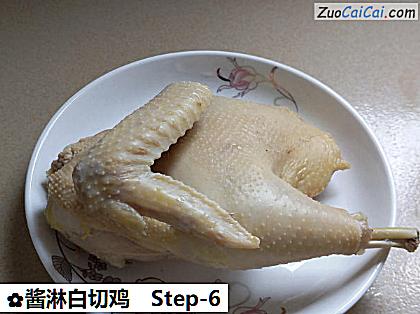 酱淋白切鸡做法第六步骤