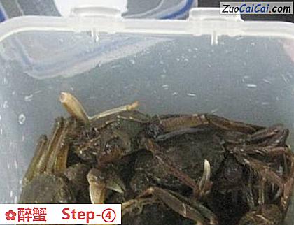 醉蟹做法第四步骤