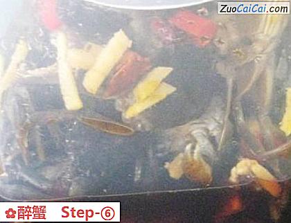 醉蟹做法第六步骤