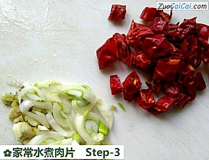 家常水煮肉片做法第三步骤