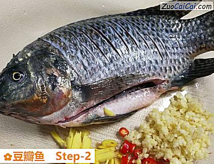 豆瓣鱼做法第二步骤