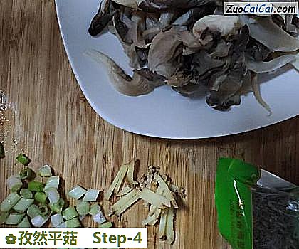 孜然平菇做法第四步骤