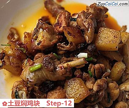 土豆焖鸡块成品图1