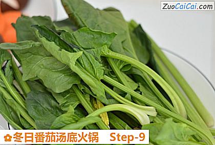 冬日番茄汤底火锅做法第九步骤