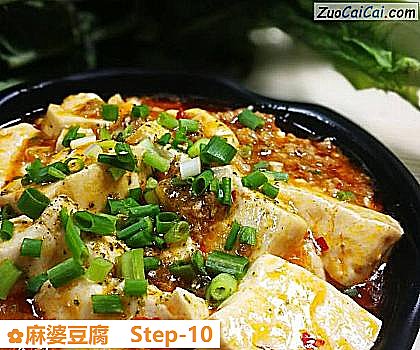 麻婆豆腐做法第十步骤