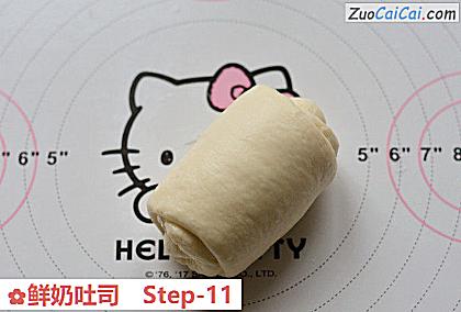 鲜奶吐司做法第十一步骤