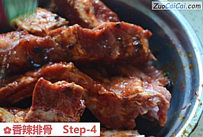 香辣排骨做法第四步骤