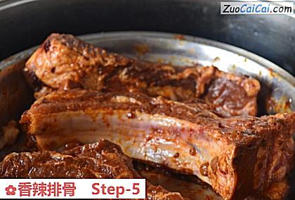 香辣排骨做法第五步骤