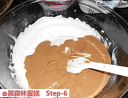 黑森林蛋糕做法第六步骤