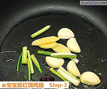 宝宝版红烧鸡翅做法第三步骤