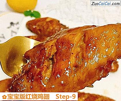 宝宝版红烧鸡翅做法第九步骤