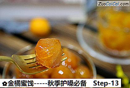 金橘蜜饯-秋季护嗓必备做法第十三步骤